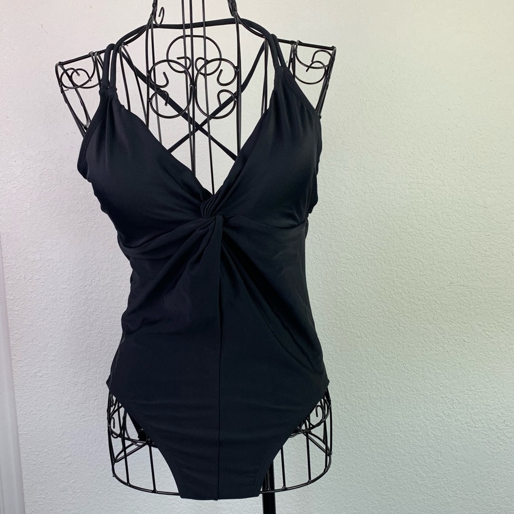 Swimsuit crisscrossed tie straps. Medium(8-10).